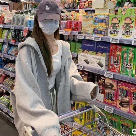 【最大可穿到200斤！！！情侣同款外套】高品质高克重休闲情侣卫衣 宽松版型 四色可选 商品图1