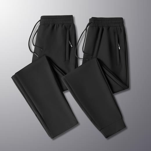 【新款DK】大依优型大码松紧腰直口束口休闲运动裤卫裤休闲裤加肥加大运动长裤胖子裤子 商品图0