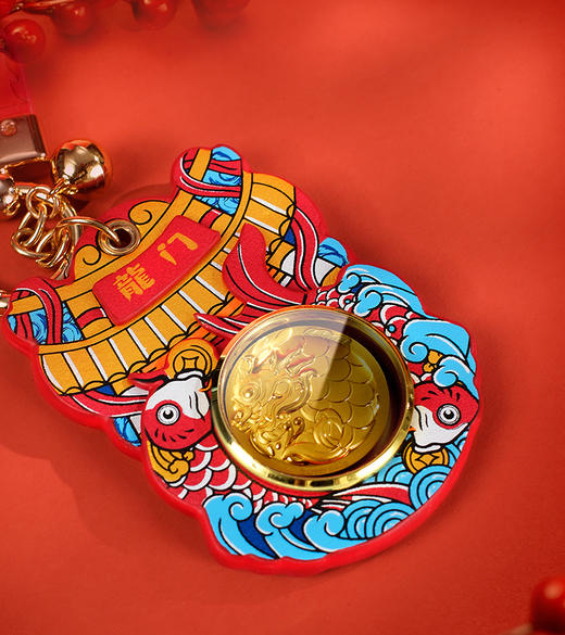 【宫里挂件】锦绣前程足金挂件 999足金 商品图6