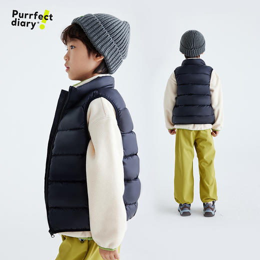 【90白鸭绒 微拒水防静电】经典百搭羽绒马甲PDMJ2203 商品图4