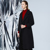 EITIE爱特爱冬季新款经典洋气宽松系带长款毛呢大衣外套7614306 商品缩略图3