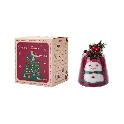 万圣节圣诞节DIY沙画香薰蜡烛可爱摆件伴手礼物氛围 商品图5