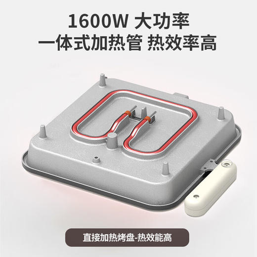 利仁（Liven）电饼铛上下盘可拆洗36mm加深盘家用双面加热电饼档大尺寸烙饼锅三明治早餐机电饼锅 LR-D3529  100072192584 商品图3