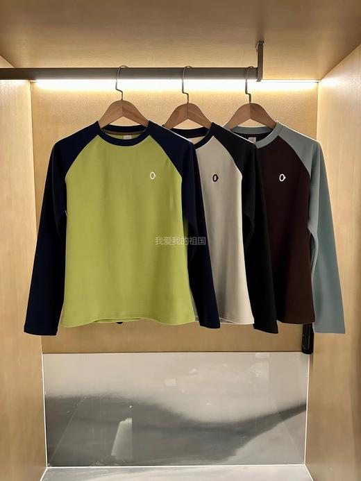 董洁同款素*秋季轻量磨毛拼色长袖 商品图14