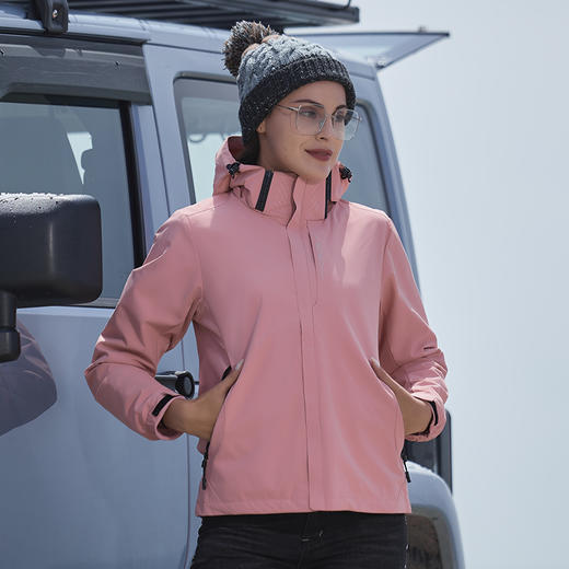 爆款 真维斯 情侣款三合一冲锋衣6268 商品图3