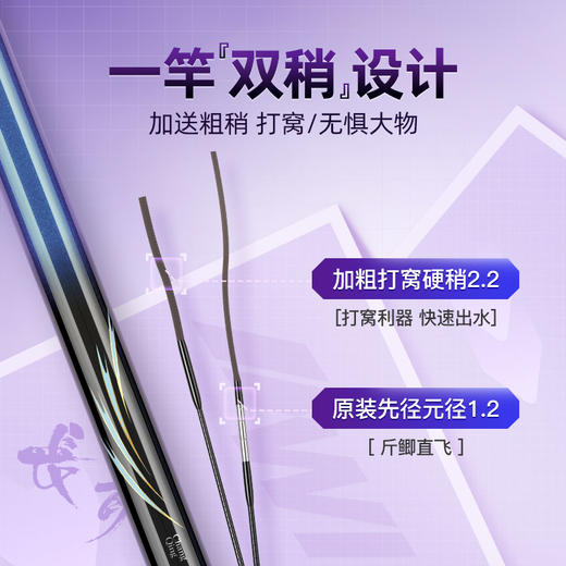 佳钓尼长青传统长杆超轻硬鱼竿钓鱼 商品图4