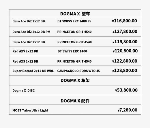 Pinarello Dogma X 整车（配置价格见详情页） 商品图4