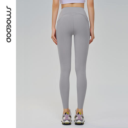 SMOEDOD/水沐伊朵莱卡运动健身瑜伽裤女高弹塑形收腹九分外穿6601 商品图4