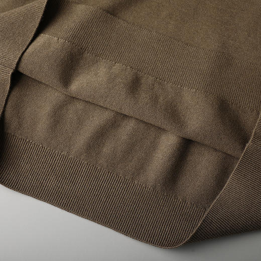 【莱赛尔+绵羊毛】【新款DG】大依优型翻领POLO长袖毛衣针织衫休闲针织衫毛背心加肥加大上衣男士胖子大码毛衫t恤打底 商品图5