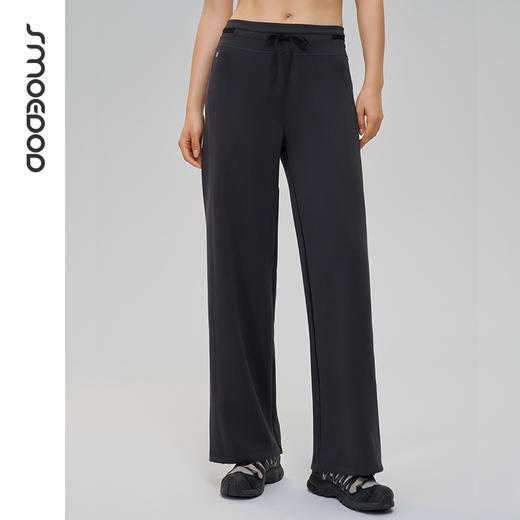 SMOEDOD/水沐伊朵莫代尔空气感阔腿裤运动裤瑜伽抗皱显瘦遮肉6595 商品图2