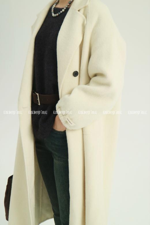 【门店同款】ENJOY冬季柔韧与共松紧袖口大衣 159496749 商品图12