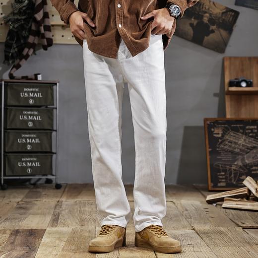 【新款DDJ】大依优型大码潮款直筒牛仔裤长裤男舒适休闲简约百搭加肥加大男装 商品图3