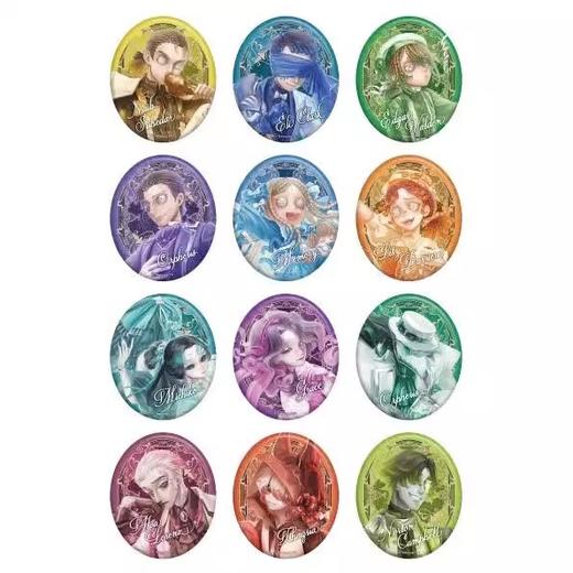 第五人格 新水溜鸟 皇家宴会 徽章 吧唧 全12种 12包/盒 谷子 商品图0