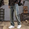 【新款DDJ】大依优型大码潮款直筒牛仔裤长裤男舒适休闲简约百搭加肥加大男装 商品缩略图2