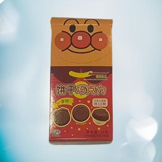 不二家面包超人巧克力饼干 34g/盒 商品图0