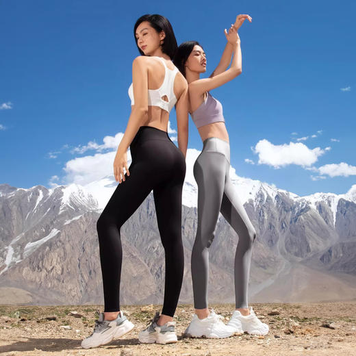 「2025新款」曲线主义 鲨鱼裤女/瑜伽裤外穿春秋冬款 收腹提臀加绒打底裤 商品图6