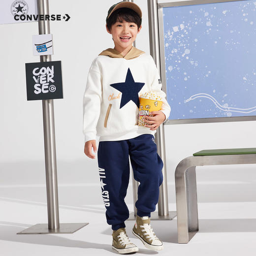 CONVERSE 冬 大童小童 儿童童装加绒长裤 CNVB-F7-F388 商品图9
