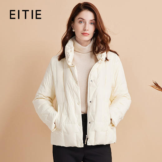 EITIE爱特爱立领短款保暖时尚羽绒服7611302 商品图0