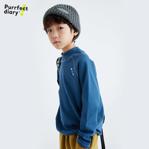 【咕噜日记】儿童户外轻暖半高领打底衫 PDT2416 商品图2