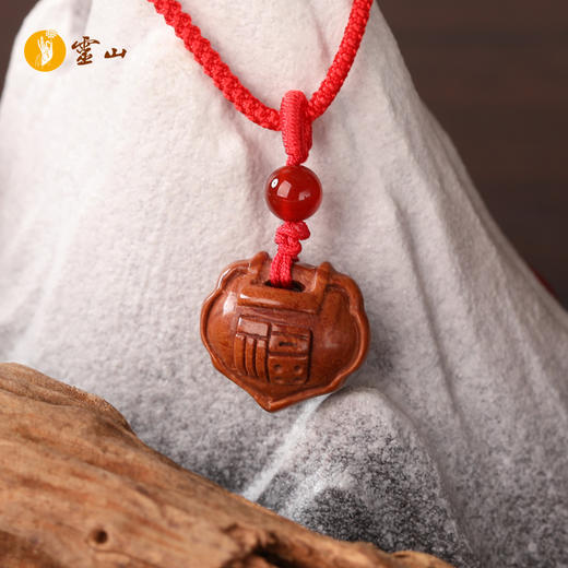 灵山核雕红绳编织项链 商品图4
