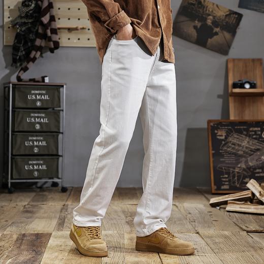 【新款DDJ】大依优型大码潮款直筒牛仔裤长裤男舒适休闲简约百搭加肥加大男装 商品图4