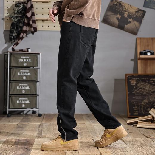 【新款DDJ】大依优型大码潮款直筒牛仔裤长裤男舒适休闲简约百搭加肥加大男装 商品图2