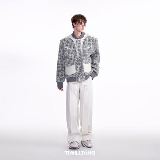 TIWILLTANG启世录“汲檞焕煜” 撞色小香夹克 商品图4