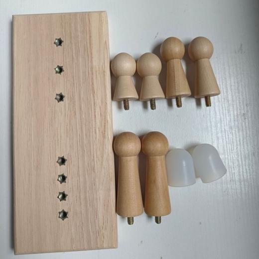 原始点不求人自我按推木板工具套装 自助按摩器 按摩板 套装 上下背部 头部 臀部原始点等腰间盘突按摩后背颈椎腰椎按摩器 商品图10