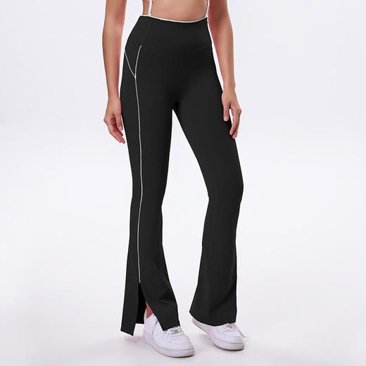 跃牌【Hingdo星道】系列 高腰提臀瑜伽裤女时尚外穿蜜桃臀户外运动健身裤KD245WCA05 商品图3