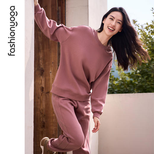 【特卖不退换】F14886简约休闲中长款卫衣 商品图3