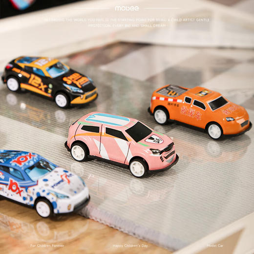 mobee小象莫贝小汽车礼盒—50辆炫彩系列 商品图5