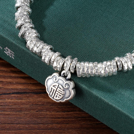 子佩集S999银【腰财万贯】手串【SC000967】纯银钱串手链腰缠万贯盘缠盘缠2409 商品图1