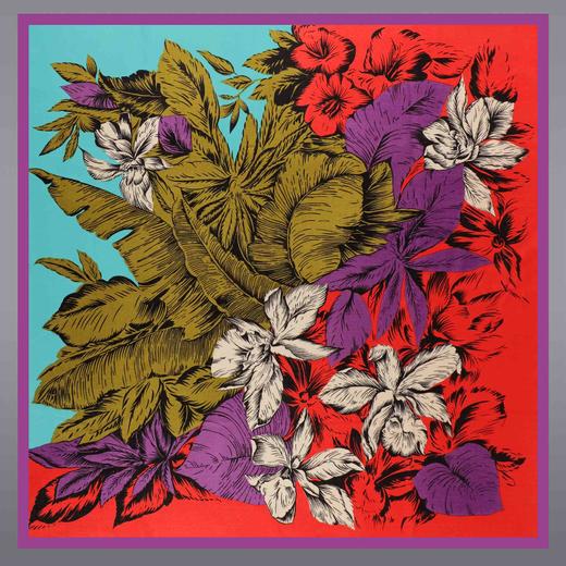 100%金纺澳毛时尚大方围巾 商品图0