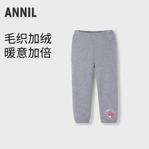 女童加绒棉线裤冬季新款安奈儿童装实体店同款XG446752 商品图0