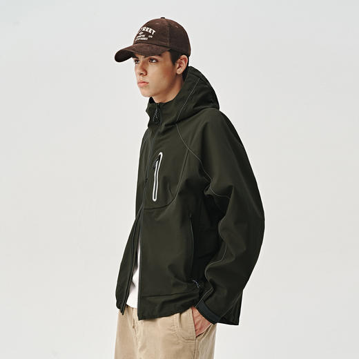 714street山系户外防水徒步登山夹克外套男女无息压胶硬壳冲锋衣 商品图1