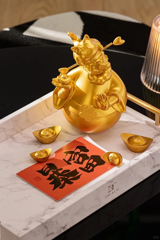 《四喜财神》20cm-金色金腰 商品图3