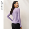 SMOEDOD/水沐伊朵天丝羊毛抽褶长袖瑜伽罩衫柔软遮肉显瘦50159 商品缩略图3