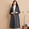 EITIE爱特爱冬季新款经典洋气宽松系带长款毛呢大衣外套7614306 商品缩略图7