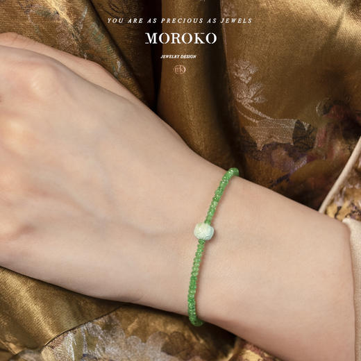 净月 · 手链 | 沙弗莱×绿松 商品图2