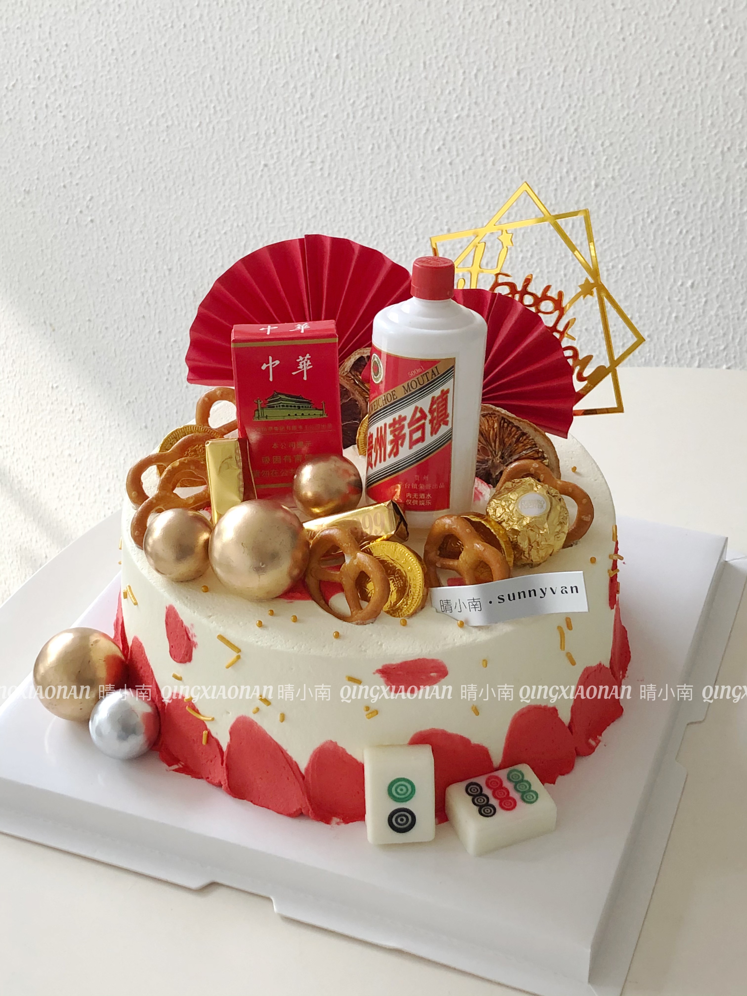 茅台华子麻将~（麻将随机放）