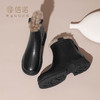 信诺厚底雪地靴女款2024冬季新款真皮女鞋加绒保暖短靴软底妈妈鞋M317-7Z 商品缩略图1