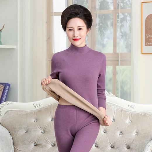 【YW】无忧购中老年加绒加厚无痕秋衣秋裤驼绒保暖内衣套装（截单后7天发货) 商品图10