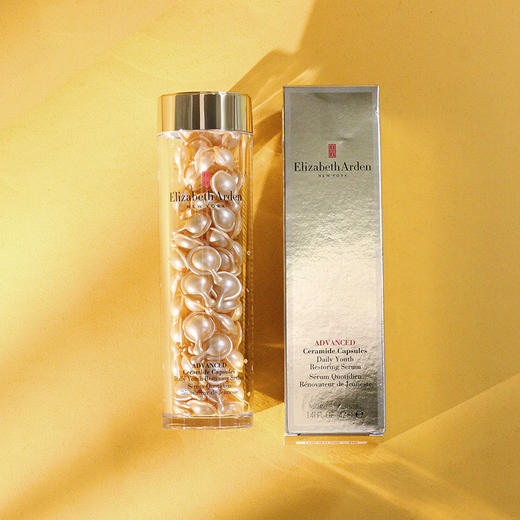 【保税仓】伊丽莎白雅顿（ElizabethArden）时空焕活面部胶囊精华金胶90粒（效期27年4月） 商品图0