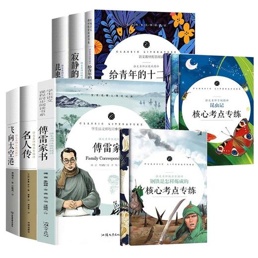 昆虫记寂静的春天飞向太空港傅雷家书名人传钢铁是怎样炼成的给青年的十二封信初中语文同步阅读 商品图4