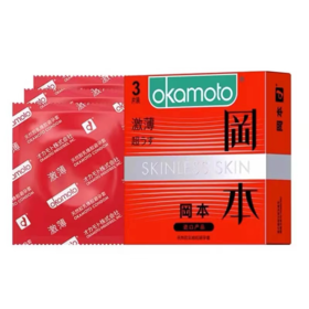 冈本超激薄避孕套3片装9719