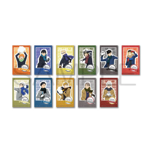 角川 排球少年 拍立得风卡片 玩雪VER.盲抽随机发1个JCHC4935228719013 商品图0