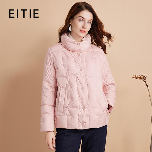 EITIE爱特爱立领短款保暖时尚羽绒服7611302 商品图1