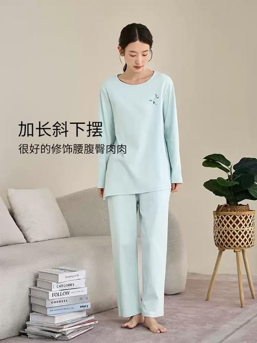 康妮雅女式长袖长裤套头套装 商品图3