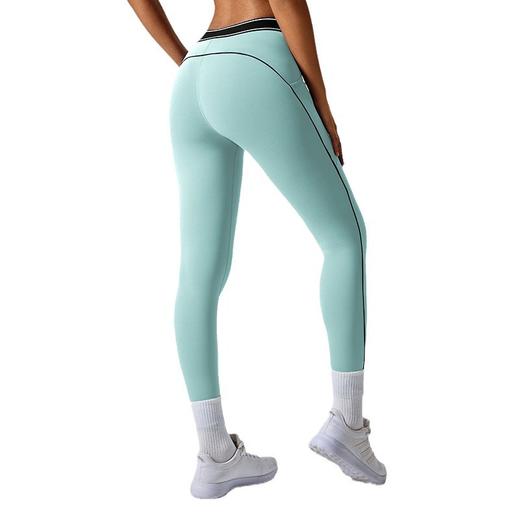 跃牌【Hingdo星道】系列 高腰瑜伽裤女防卷边弹力运动紧身裤九分裤KD235WCL904 商品图4