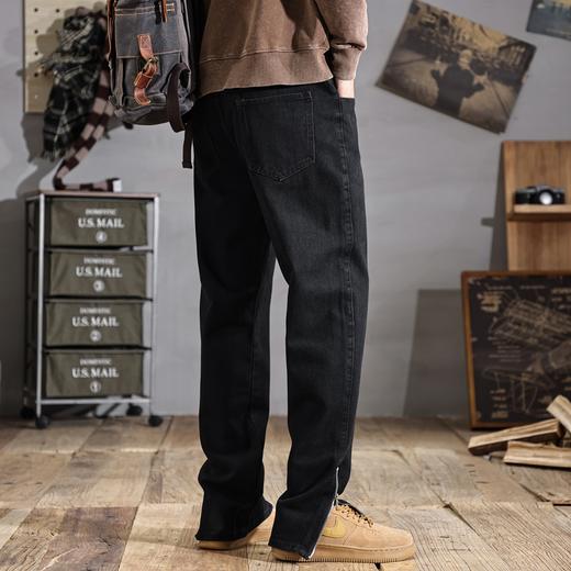 【新款DDJ】大依优型大码潮款直筒牛仔裤长裤男舒适休闲简约百搭加肥加大男装 商品图4